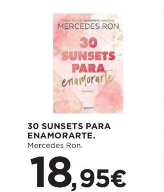 Hipercor 30 SUNSETS PARA ENAMORARTE oferta
