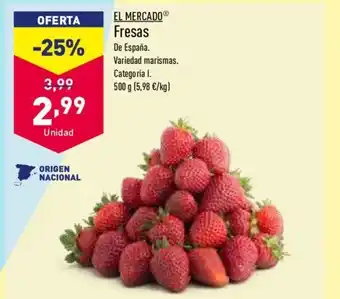 ALDI EL MERCADOⓇ Fresas oferta