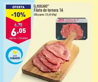 ALDI EL MERCADOⓇ Filete de ternera 1A oferta