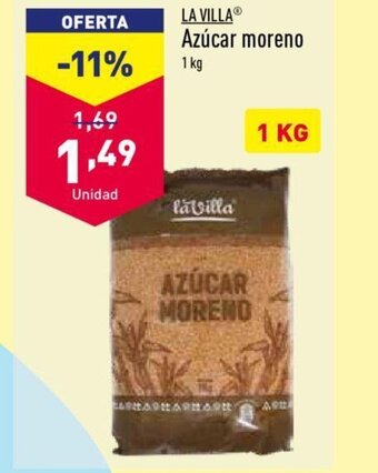 ALDI LA VILLAⓇ Azúcar moreno oferta