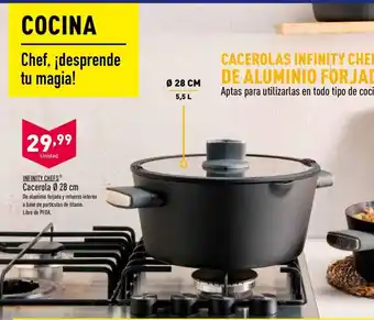 ALDI INFINITY CHEFSⓇ Cacerola Ø 28 cm oferta