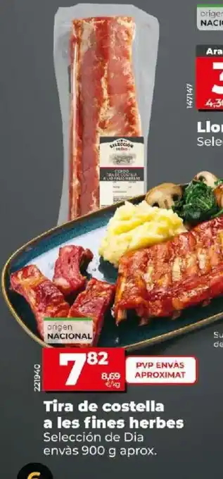 Dia Tira de costella a les fines herbes Selección de Dia oferta