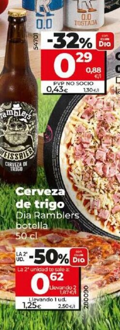 Maxi Dia Cerveza de trigo oferta