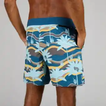 Decathlon Bañador hombre 500 17 palmeral gris oferta
