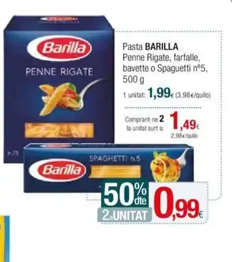 Condis Pasta BARILLA oferta
