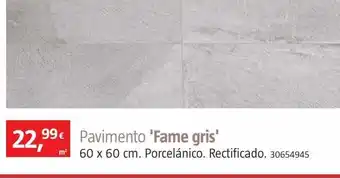 Bauhaus Pavimento porcelánico fame oferta