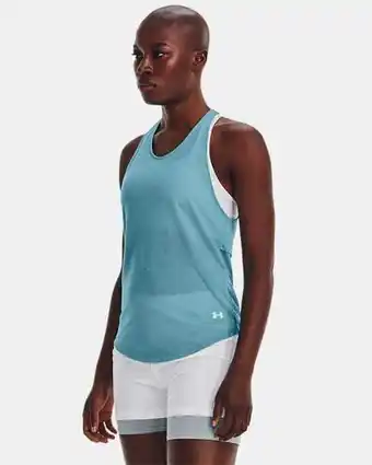 Under Armour Camiseta sin mangas ua streaker run para mujer oferta