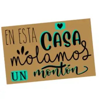 Muebles Hnos. García Felpudo poliéster c/trasera pvc -love is love- oferta