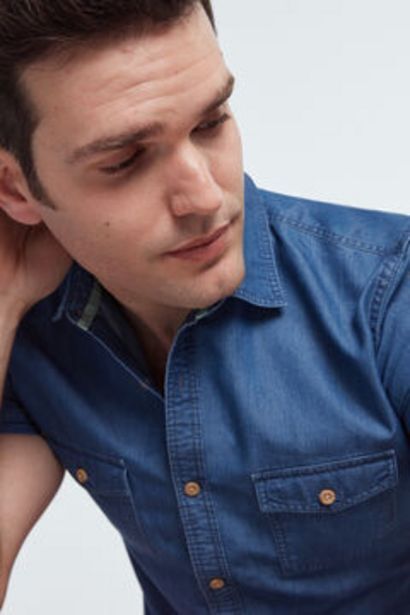 Fifty Factory Camisa denim estampada oferta