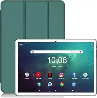 Amazon Lulugti android 11 tablet 10 pulgadas, certificación google gms | wifi tableta pc | 2.5d g+g touch screen | 4gb ram+64gb r... oferta