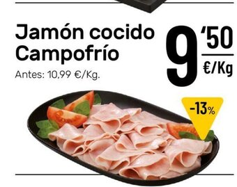 AhorraMas Jamón cocido Campofríó oferta