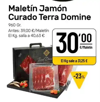 AhorraMas Maletín Jamón Curado Terra Domine 960gr oferta