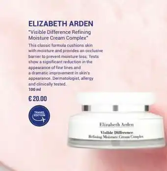 Ryanair Elizabeth arden visible difference refining moisture cream complex this classic formula cushions skin with moisture and provi oferta