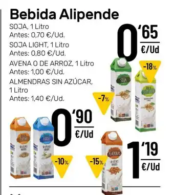 AhorraMas Bebida Alipende 1 Litro oferta