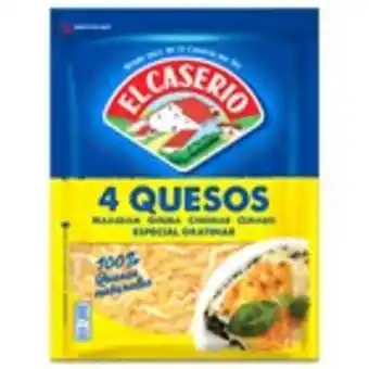 Plusfresc Formatge ratllat 4 form. el caserio esp. fond gra, 120 grams oferta