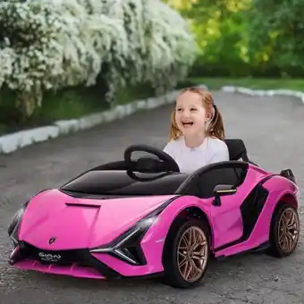 ToysRus Homcom - lamborghini sian eléctrico rosa oferta