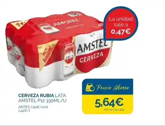 Supermercados La Despensa CERVEZA RUBIA LATA AMSTEL oferta