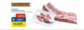 Supermercados La Despensa CHULETAS CORDERO RECENTAL oferta