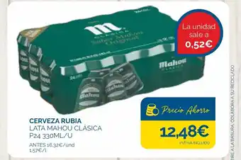 Supermercados La Despensa CERVEZA RUBIA LATA MAHOU CLÁSICA oferta
