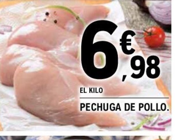 E.Leclerc EL KILO PECHUGA DE POLLO. oferta