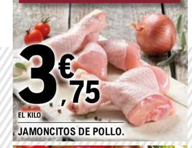 E.Leclerc EL KILO JAMONCITOS DE POLLO. oferta