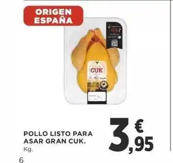 Supercor Cuk Pollo Listo Para Asar Gran oferta