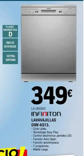 E.Leclerc LAVAVAJILLAS DIW-6S13. oferta