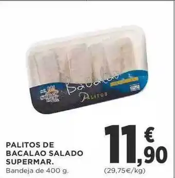 Supercor Palitos De Bacalao Salado Supermar 400g oferta