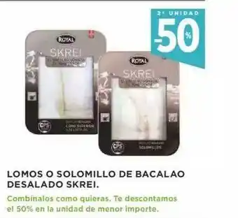 Supercor Lomos O Solomillo De Bacalao Desalado Skrei oferta