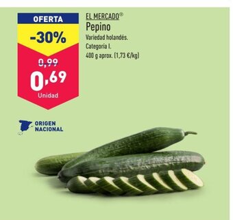 ALDI EL MERCADOⓇ Pepino oferta