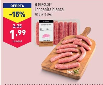 ALDI EL MERCADOⓇ Longaniza blanca oferta