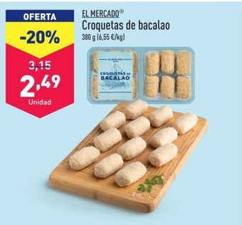 ALDI EL MERCADOⓇ Croquetas de bacalao oferta