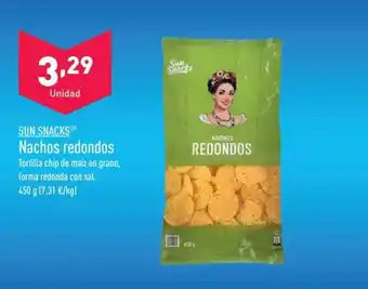 ALDI SUN SNACKSⓇ Nachos redondos oferta