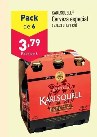 ALDI KARLSQUELLⓇ Cerveza especial oferta