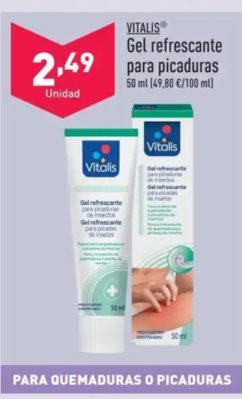 ALDI VITALIS® Gel refrescante para picaduras oferta