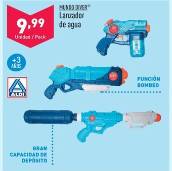 ALDI MUNDO DIVER Lanzador de agua oferta