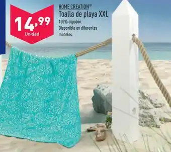 ALDI HOME CREATION Toalla de playa XXL oferta