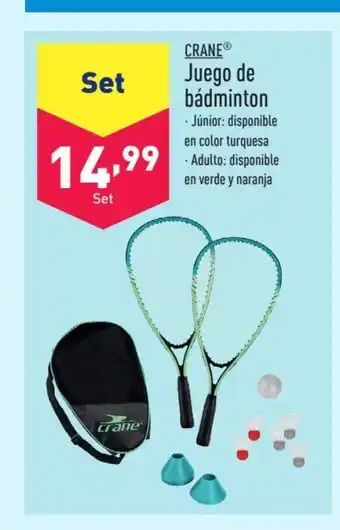 ALDI CRANEⓇ Juego de bádminton oferta