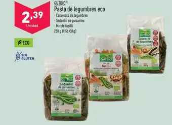 ALDI GUTBIOⓇ Pasta de legumbres eco oferta
