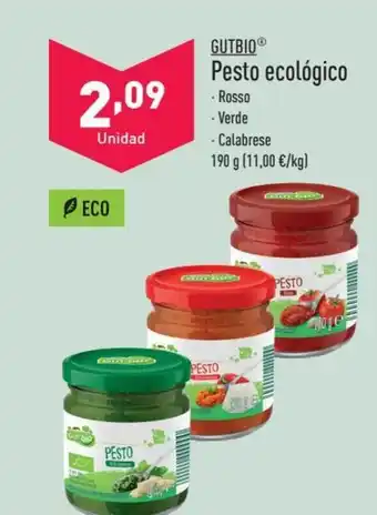 ALDI GUTBIOⓇ Pesto ecológico oferta
