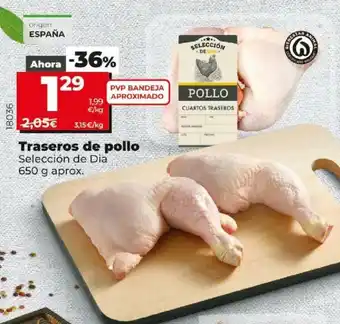 Dia Traseros de pollo 650g oferta