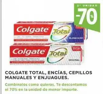 Supercor Colgate Total, Encías, Cepillos Manuales Y Enjuages oferta