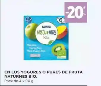 Supercor Naturnes Bio En Los Yogures O Purés De Fruta oferta