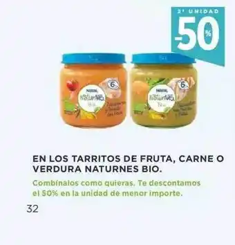 Supercor Naturnes Bio En Los Tarritos De Fruta, Carne O Verdura oferta