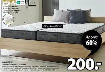 JYSK COLCHÓN DE MUELLES GOLD S30 oferta