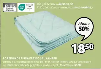 JYSK EDREDÓN DE FIBRA FRESCO SAUKAMPEN oferta