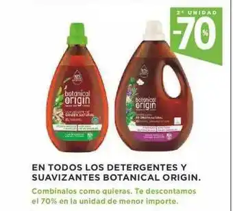Supercor En Todos Los Detergentes Y Suavizantes Botanical Origin oferta