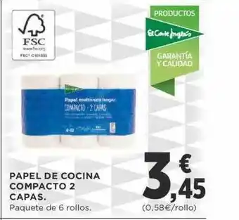 Supercor Papel De Cocina Compacto 2 Capas oferta