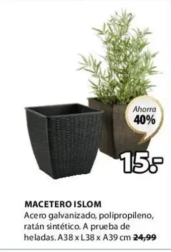 JYSK MACETERO ISLOM oferta