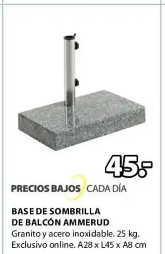 BASE DE SOMBRILLA DE BALCÓN AMMERUD
